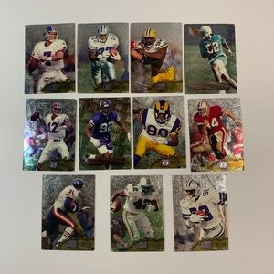 Vintage NFL football cards